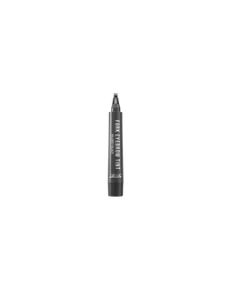 صویر ماژیک ابرو هاشور زن چنگالی RIRE Fork Eyebrow Tint در رنگ قهوهای تیره، با تمرکز بر اپلیکاتور چهار شاخه (4-Tip) برای ایجاد خطوط مویی طبیعی