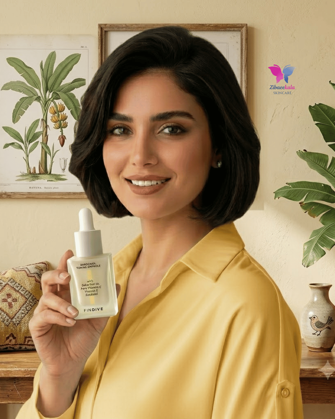 FINDIVE OFFICIAL Bakuchiol Toning Ampoule | آمپول سفتکننده و درخشانکننده پوست زیبایی کالا