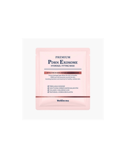 ماسک هیدروژلی ولدرما مدل Premium PDRN Exosome - ماسک صورت تخصصی برای جوانسازی، ترمیم عمیق و آبرسانی قوی پوست